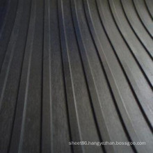 Wide Ribbed Anti-Slip Rubber Flooring Sheet